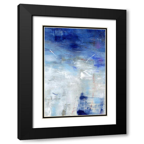 Between the Line II Black Modern Wood Framed Art Print with Double Matting by OToole, Tim