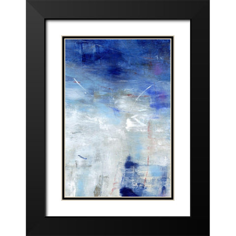 Between the Line II Black Modern Wood Framed Art Print with Double Matting by OToole, Tim