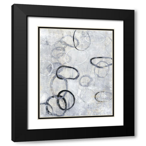 Missing Links II Black Modern Wood Framed Art Print with Double Matting by OToole, Tim