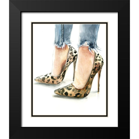 Casual Friday II Black Modern Wood Framed Art Print with Double Matting by Parker, Jennifer Paxton