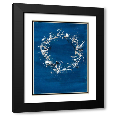 Indigo Coronet Black Modern Wood Framed Art Print with Double Matting by Binder, Vanessa