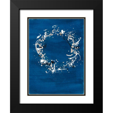 Indigo Coronet Black Modern Wood Framed Art Print with Double Matting by Binder, Vanessa
