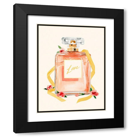 Lovely Gift I Black Modern Wood Framed Art Print with Double Matting by Warren, Annie