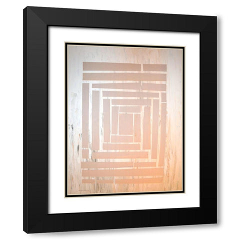 The Maze II Black Modern Wood Framed Art Print with Double Matting by Avondet, Natalie