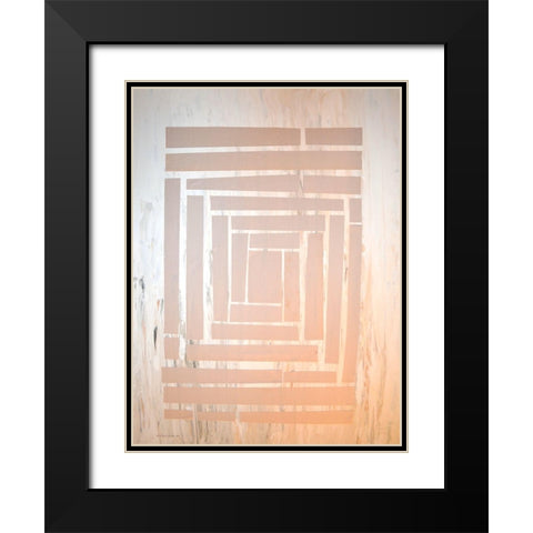 The Maze II Black Modern Wood Framed Art Print with Double Matting by Avondet, Natalie