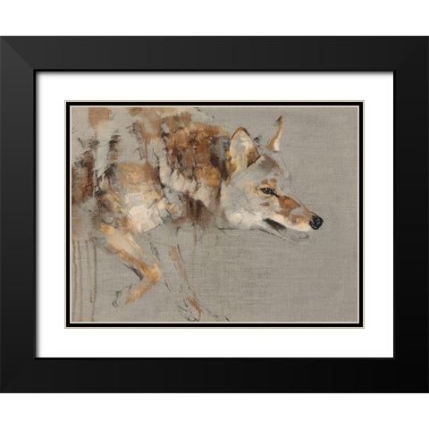 The Drifter Black Modern Wood Framed Art Print with Double Matting by Chapman, Julie T.
