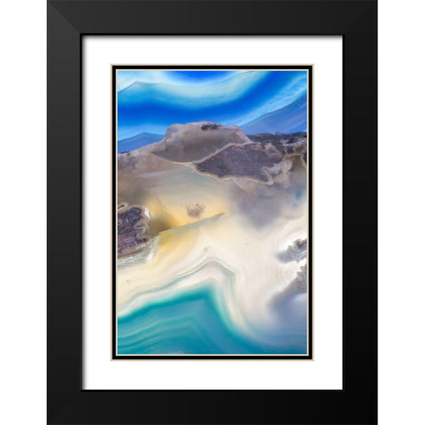 Subscape VIII Black Modern Wood Framed Art Print with Double Matting by Hartson-Weddle, Ryan