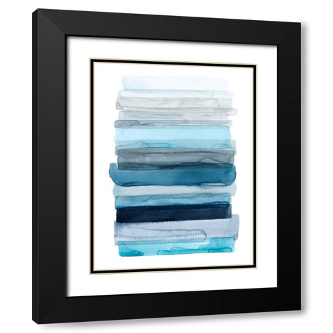 Tide Drift II Black Modern Wood Framed Art Print with Double Matting by Popp, Grace