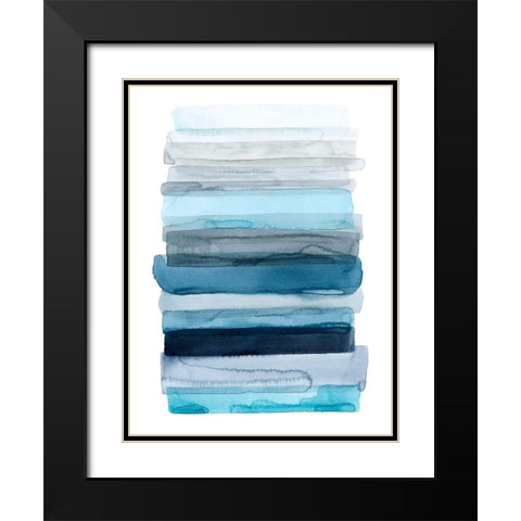 Tide Drift II Black Modern Wood Framed Art Print with Double Matting by Popp, Grace