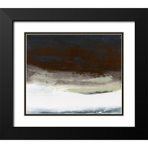 Lyrical III Black Modern Wood Framed Art Print with Double Matting by Gordon, Sharon