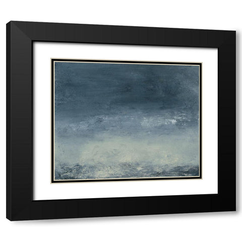 Stille II Black Modern Wood Framed Art Print with Double Matting by Gordon, Sharon