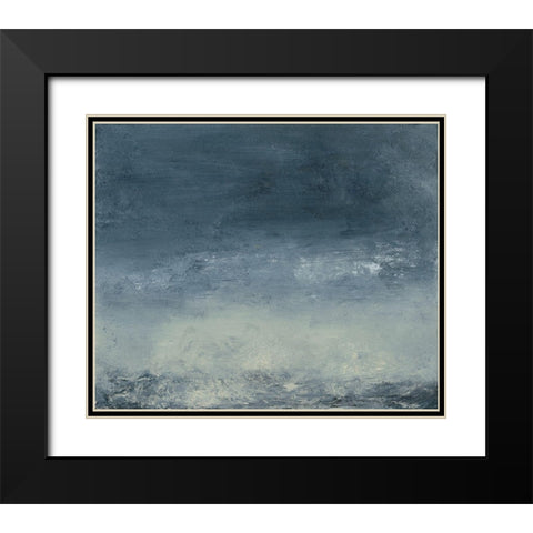 Stille II Black Modern Wood Framed Art Print with Double Matting by Gordon, Sharon