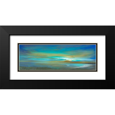 Kiss of Light III Black Modern Wood Framed Art Print with Double Matting by Finch, Sheila