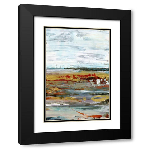 Marble Coast I Black Modern Wood Framed Art Print with Double Matting by Bramma, Lila