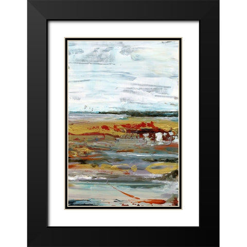 Marble Coast I Black Modern Wood Framed Art Print with Double Matting by Bramma, Lila
