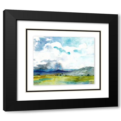 May Sky Studies I Black Modern Wood Framed Art Print with Double Matting by McCreery, Paul