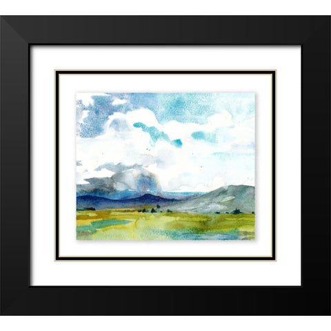 May Sky Studies I Black Modern Wood Framed Art Print with Double Matting by McCreery, Paul