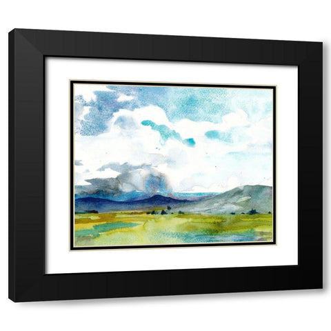 May Sky Studies I Black Modern Wood Framed Art Print with Double Matting by McCreery, Paul