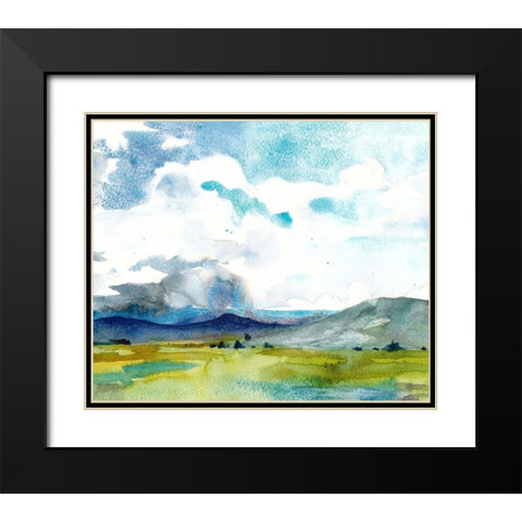 May Sky Studies I Black Modern Wood Framed Art Print with Double Matting by McCreery, Paul