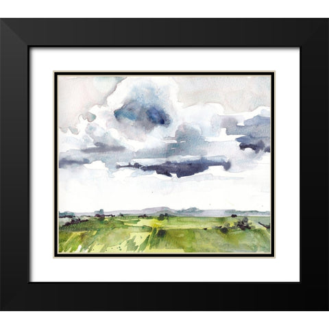 May Sky Studies II Black Modern Wood Framed Art Print with Double Matting by McCreery, Paul