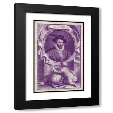 Houbraken Pop V Black Modern Wood Framed Art Print with Double Matting by Houbraken, J.