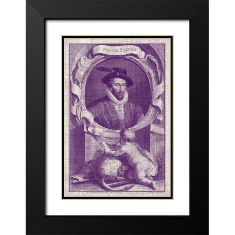 Houbraken Pop V Black Modern Wood Framed Art Print with Double Matting by Houbraken, J.