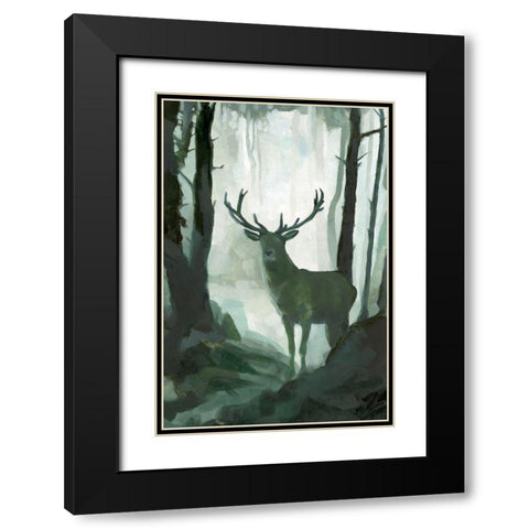 Elemental Animals I Black Modern Wood Framed Art Print with Double Matting by Green, Jacob