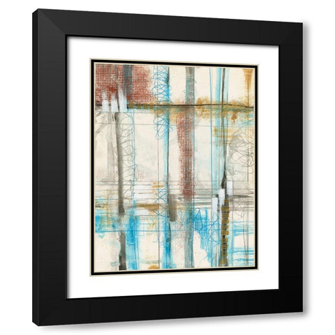 Primary Lineage IV Black Modern Wood Framed Art Print with Double Matting by Goldberger, Jennifer