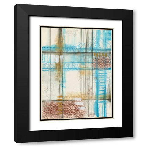 Primary Lineage V Black Modern Wood Framed Art Print with Double Matting by Goldberger, Jennifer