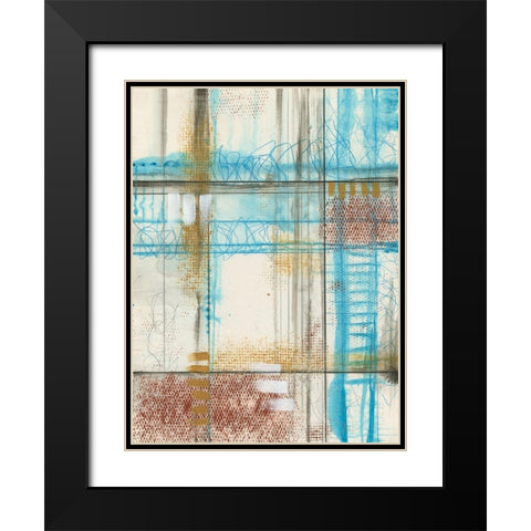 Primary Lineage V Black Modern Wood Framed Art Print with Double Matting by Goldberger, Jennifer