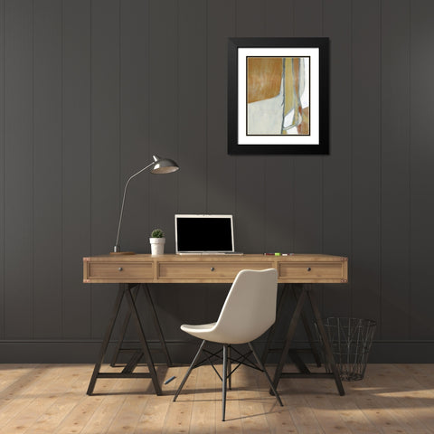 Mid-Century Redux I Black Modern Wood Framed Art Print with Double Matting by Goldberger, Jennifer