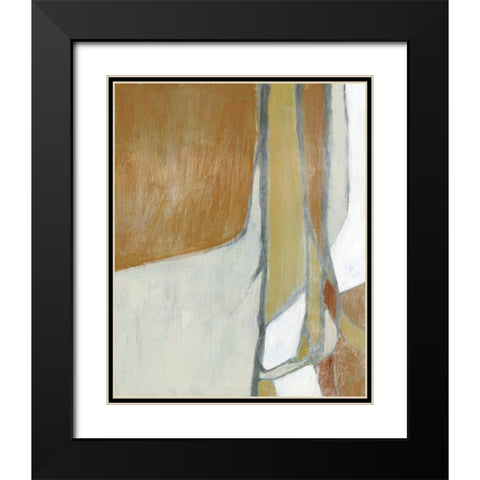 Mid-Century Redux I Black Modern Wood Framed Art Print with Double Matting by Goldberger, Jennifer