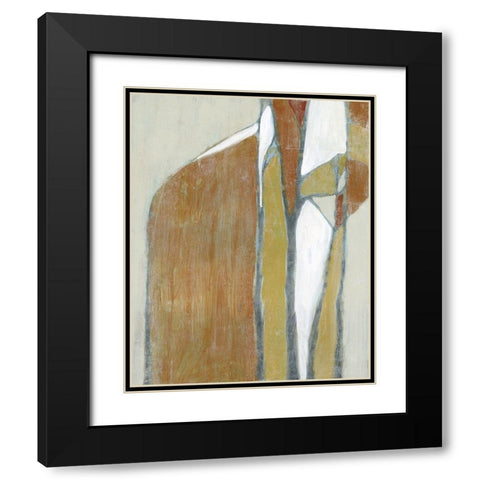 Mid-Century Redux II Black Modern Wood Framed Art Print with Double Matting by Goldberger, Jennifer