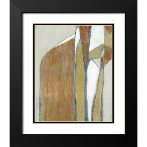 Mid-Century Redux II Black Modern Wood Framed Art Print with Double Matting by Goldberger, Jennifer