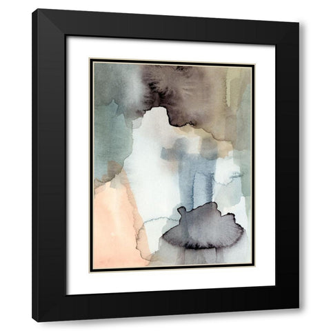 Nectar II Black Modern Wood Framed Art Print with Double Matting by Barnes, Victoria