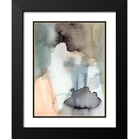 Nectar II Black Modern Wood Framed Art Print with Double Matting by Barnes, Victoria