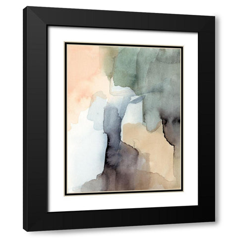 Nectar III Black Modern Wood Framed Art Print with Double Matting by Barnes, Victoria