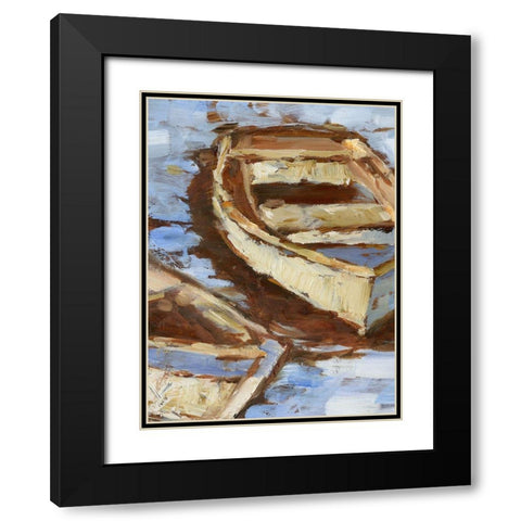 Warm Light I Black Modern Wood Framed Art Print with Double Matting by Harper, Ethan