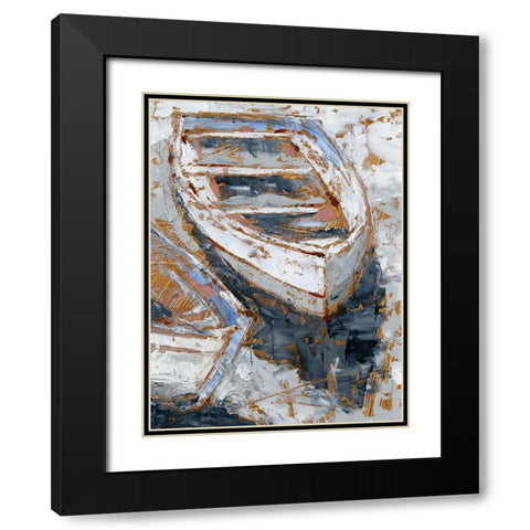 Cool Light I Black Modern Wood Framed Art Print with Double Matting by Harper, Ethan