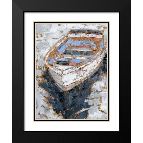 Cool Light II Black Modern Wood Framed Art Print with Double Matting by Harper, Ethan