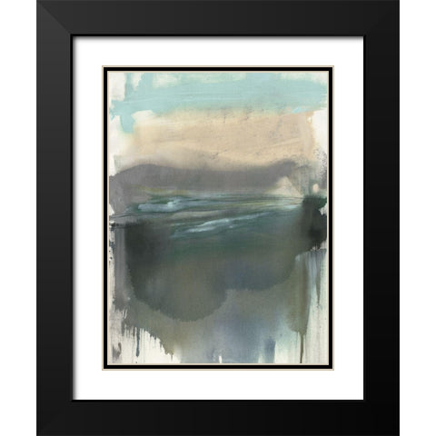 The Light on the Moor I Black Modern Wood Framed Art Print with Double Matting by Goldberger, Jennifer