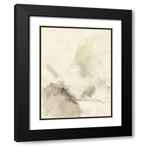 Sparse II Black Modern Wood Framed Art Print with Double Matting by Goldberger, Jennifer