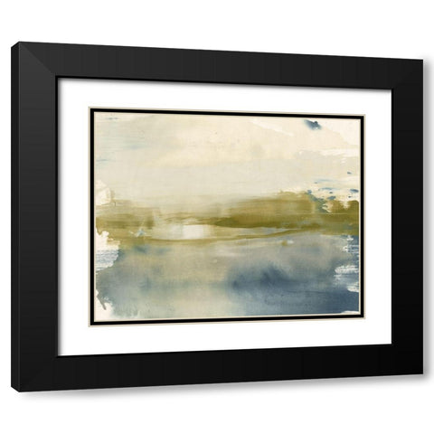 Olive on the Horizon II Black Modern Wood Framed Art Print with Double Matting by Goldberger, Jennifer