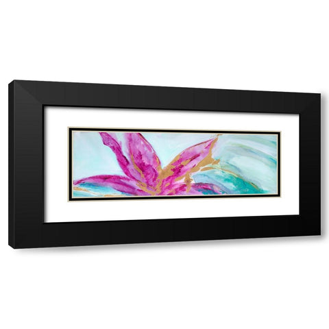 Magenta Colores I Black Modern Wood Framed Art Print with Double Matting by Wilkins, Suzanne