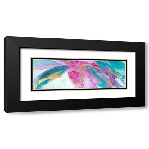 Magenta Colores II Black Modern Wood Framed Art Print with Double Matting by Wilkins, Suzanne