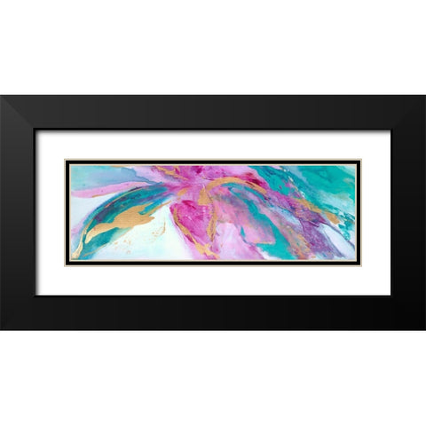Magenta Colores II Black Modern Wood Framed Art Print with Double Matting by Wilkins, Suzanne