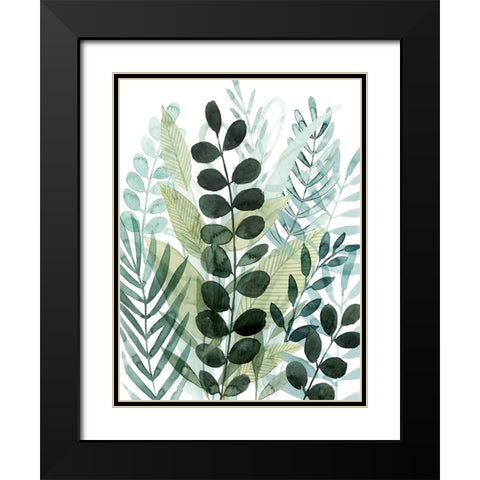 Forest Forage I Black Modern Wood Framed Art Print with Double Matting by Popp, Grace