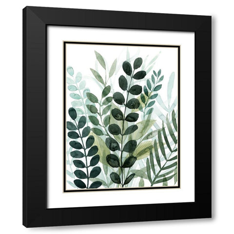 Forest Forage II Black Modern Wood Framed Art Print with Double Matting by Popp, Grace