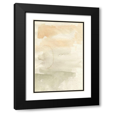 Pastel Gradation I Black Modern Wood Framed Art Print with Double Matting by Goldberger, Jennifer