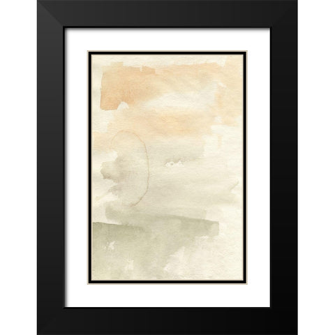 Pastel Gradation I Black Modern Wood Framed Art Print with Double Matting by Goldberger, Jennifer